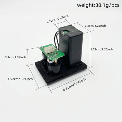 9V Guitar Active Pickup Battery Compartment, 9V Battery Holder, LC-5 Guitar Pickup Battery Cover, 3.5mm 6.35 Single Hole TRS Jack