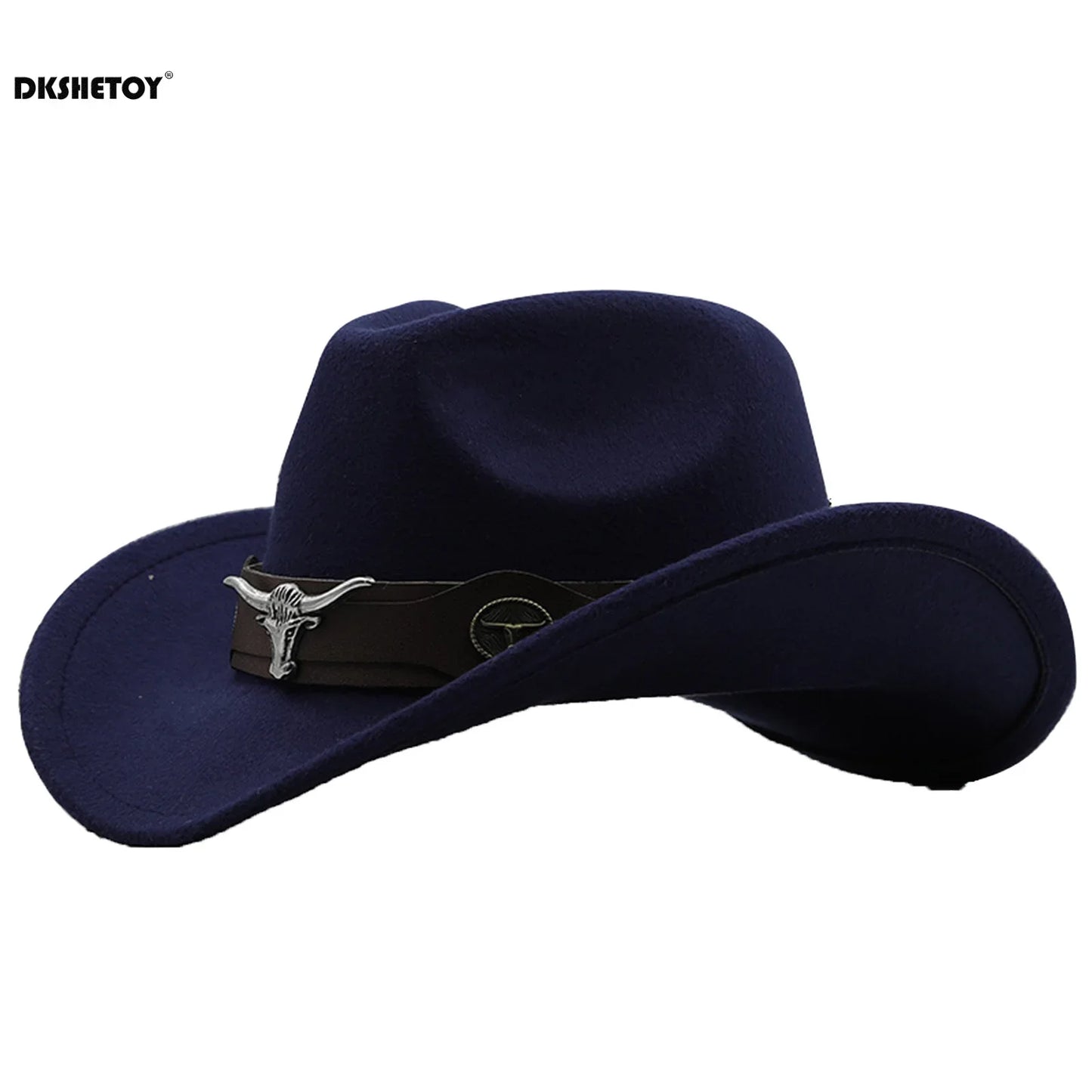 Chapeaux de Cowboy à la mode, chapeau Panama de Cowgirl à large bord avec ceinture rétro pour déguisement de fête