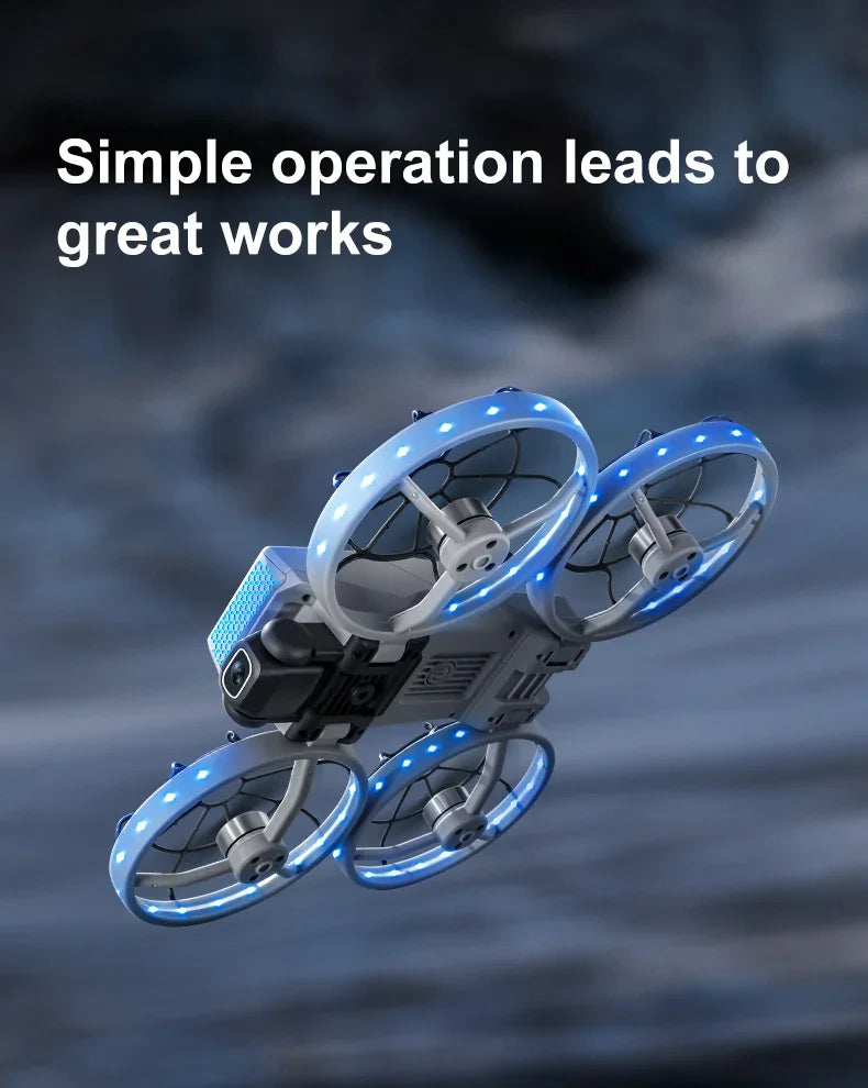 Drones 4k professionnel 10km flux optique sans brosse pliant double miroir photographie aérienne professionnelle avec drone à cardan servo