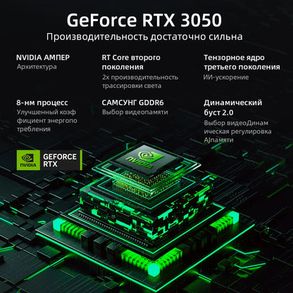 Thunderobot 911T Gaming Laptop i7-13620H RTX3050 15.6'' FHD 165Hz 100%sRGB 16G RAM 512G SSD Russian Keyboard