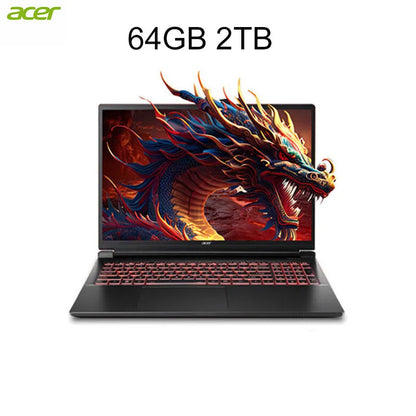 2024 Acer Nitro Dragon Gaming Laptop 16 Inch 2.5K 165Hz IPS Screen Netbook Ryzen R7-7435H 32GB 1TB RTX4060 Gaming Notebook PC
