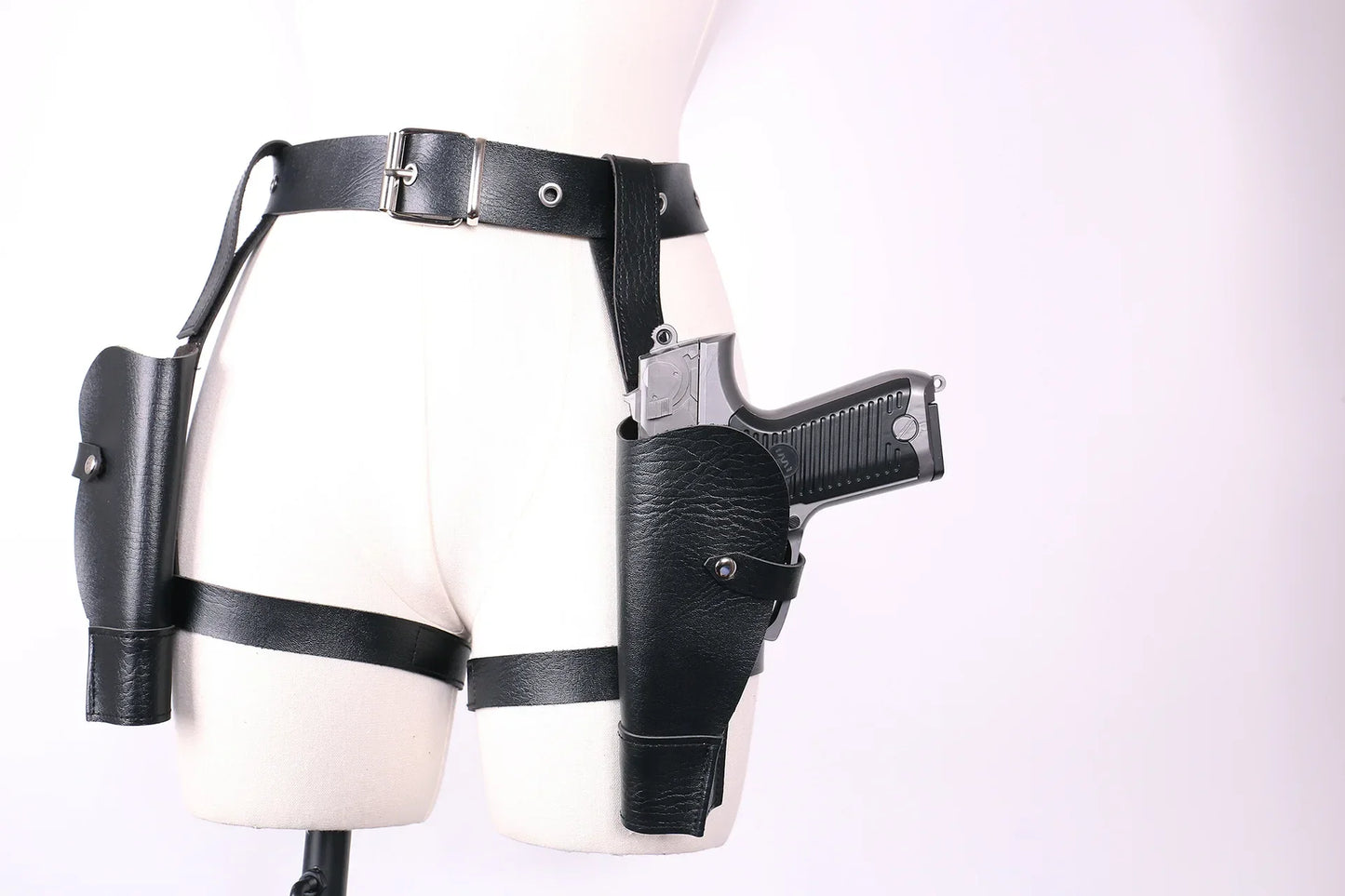Ceinture de cosplay de police ChimTomb Raider Lara Croft, étui de cow-boy occidental, accessoires de jeu de plis, accessoires, 2024