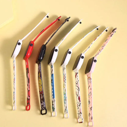 Nouvelle montre étudiante électronique LED couleur imprimée dessin animé Stitch, montre électronique mignonne à bouton carré Y1 imprimée à la mode