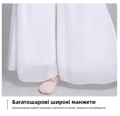 Ele Classical Dance Costume White Gauzy Skirt Super Fairy T Performance Suit Fene Dra Design Beautiful Mythology