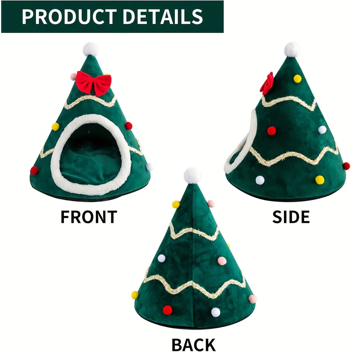 Maisons pour chats, lits de Noël, accessoires d'hiver pour animaux de compagnie, lits chauds, accessoires pour chiots, coussins, maisons, habitats pour chiens.