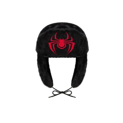 New Winter New Kuromi Spider Man Stitch Violent Bear Cartoon Hat Popular Man Women Cute Warm Ears Protection Hat New Year Gifts