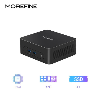 MOREFINE M8 Mini PC Intel 5205U Windows11Pro(Up to 1.9GHz)Laptop  Desktop Computers 16G RAM 512G SSD Support 4K@60 WiFi 5/BT 5.1