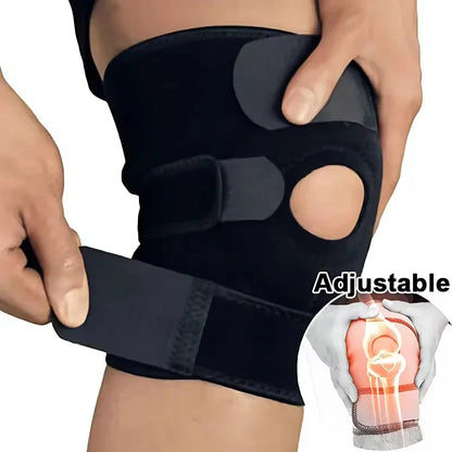 1PC genouillère orthopédique genouillère soutien douleur articulaire Relif rotule protecteur réglable Sport genouillère garde ménisque Ligament