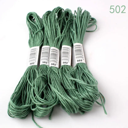 433---581--10 pcs cross-stitch  Embroidery Thread Floss Sewing Skeins Craft DIY Bracelet braided