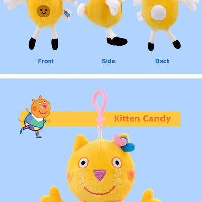 19CM Genuine Peppa Pig George Stuffed Plush Toys High Quality Keyring Hot Cartoon Animal Doll Pendant Children's Birthday Gifts