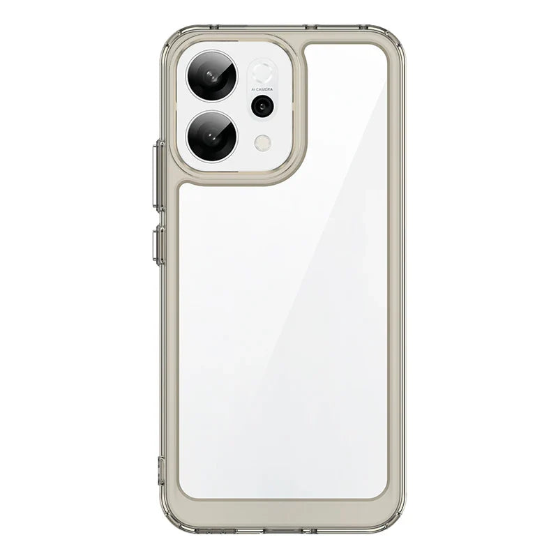 For OPPO Reno14 F Case Reno 14 F Cover Fundas Coque Hard Translucent Soft Frame Shockproof Clear Back Case OPPO Reno 14F