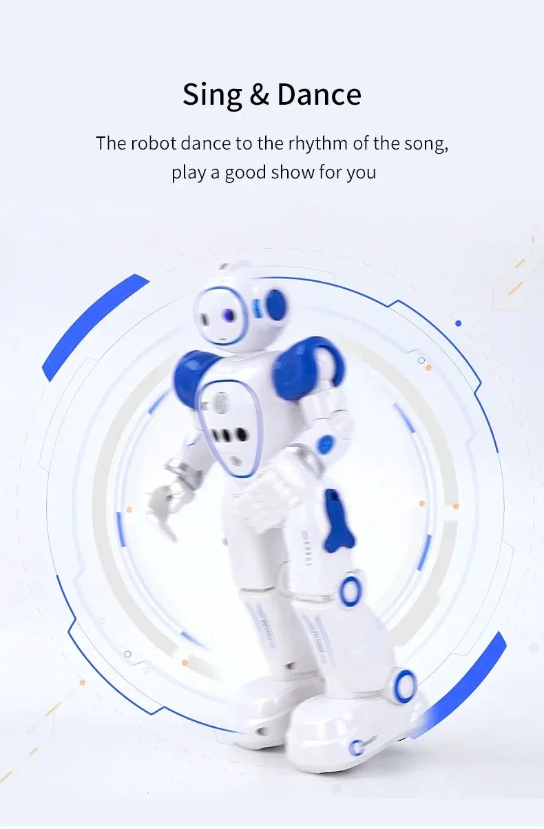 JJRC Rc Robot enfants Intelligent télécommande Robots jouets programmés électrique détection de geste Machine de danse enfants cadeau de noël