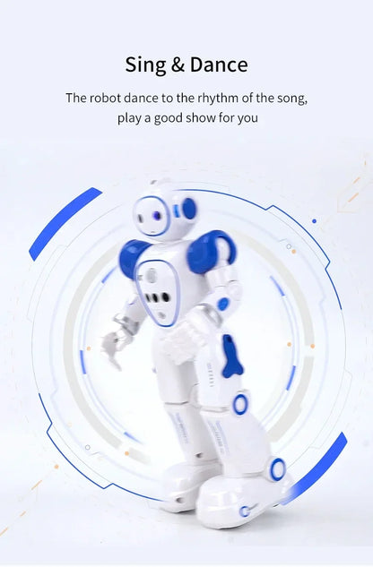 JJRC Rc Robot enfants Intelligent télécommande Robots jouets programmés électrique détection de geste Machine de danse enfants cadeau de noël