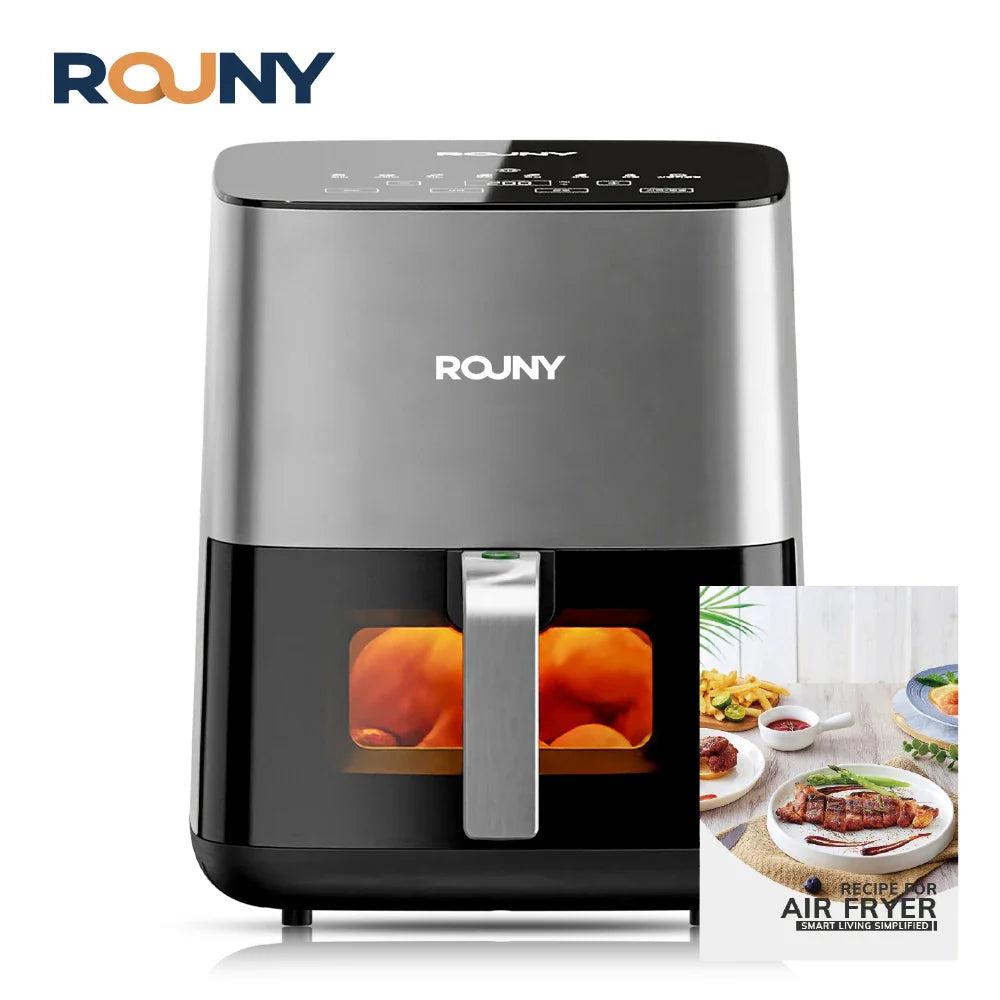 5L Air Fryer, Electric Hot fryer Oven Oilless Cooker with Touch Control & Nonstick Basket & Visible Window, Family Size