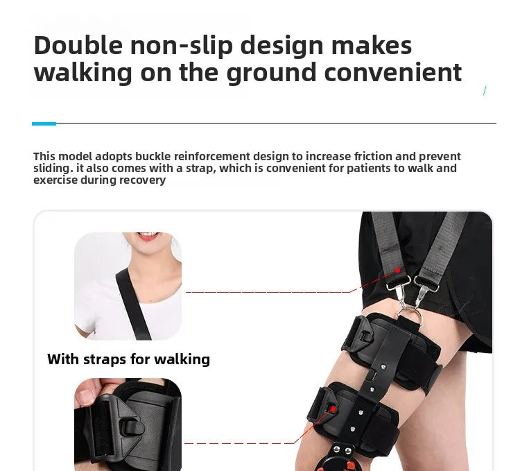 Support de fixation réglable des articulations du genou, pour la fracture des jambes, la fracture des os du genou, protection du genou pour la rééducation du ménisque