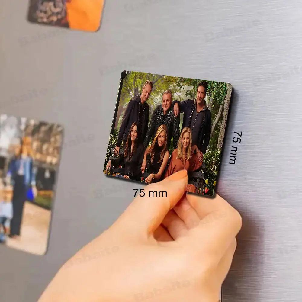 F-friends – aimants pour réfrigérateur avec Photo personnalisée, TV classique, cadeau pour la décoration de la maison, cadeau de saint-valentin, autocollant Photo magnétique