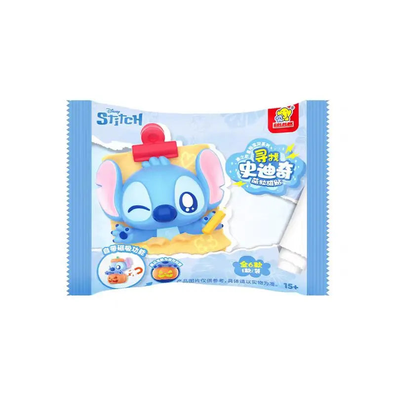 Original Looking For Stitch Series Magnetic Blind Bag Mini Cute Pop Bean Blind Bag Stitch Blind Box Desktop Cute Decoration Gift