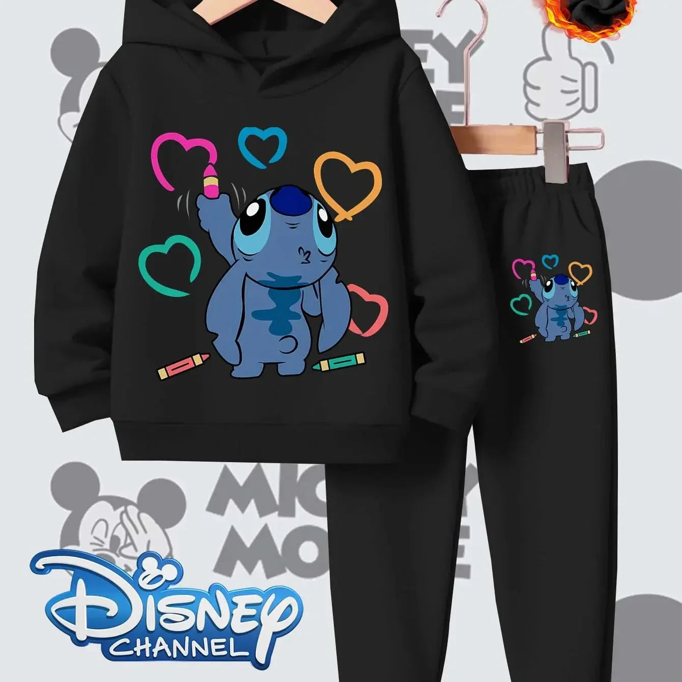 Stitch Drawing Cartoon Print, Hot Selling in Autumn And Winter, Suitable for Both Boys And Girls, a Great Gift