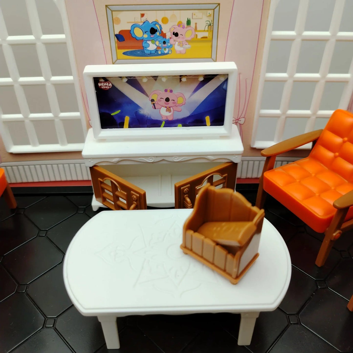 Mini-supermarché, jeux de shopping, accessoires de maison de poupée, jouets éducatifs pour enfants, jouets d'interaction familiale