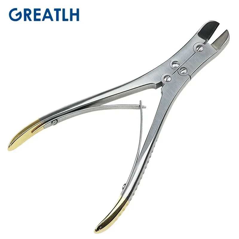 Ciseaux orthopédiques coupe-os, ciseaux à os à articulations simples/doubles, Instruments de chirurgie orthopédique vétérinaire, 1 pièce pour animaux de compagnie