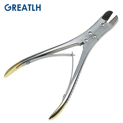 Ciseaux orthopédiques coupe-os, ciseaux à os à articulations simples/doubles, Instruments de chirurgie orthopédique vétérinaire, 1 pièce pour animaux de compagnie