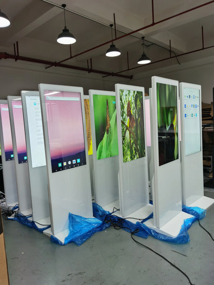 21.5 32 43 pouces centre commercial Android écran tactile interactif affichage de signalisation numérique support de sol Lcd kiosque d'auto-service