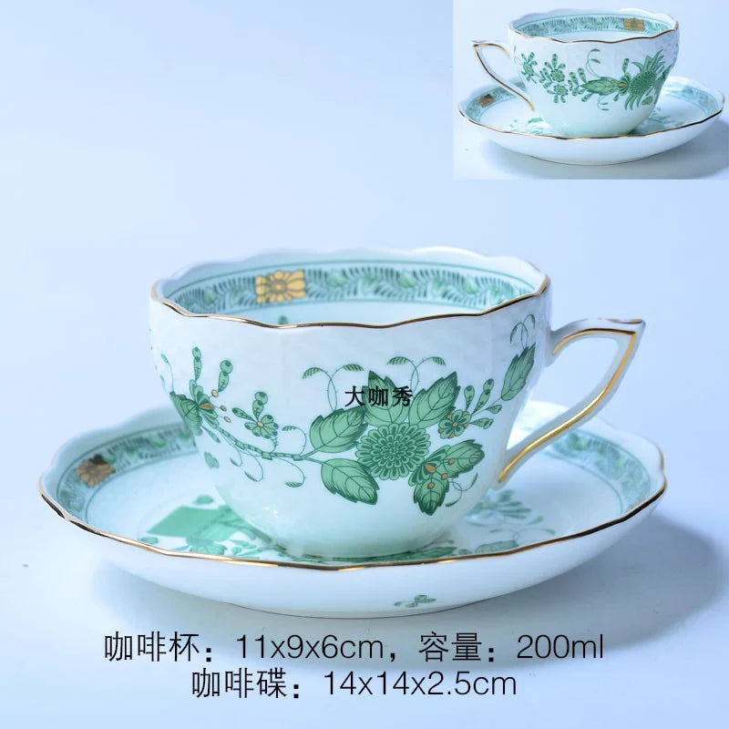 Tasse classique et panier de fleurs S/05 er, tasse à café, tasse à thé de l'après-midi, dessert, maison, tasse à boire, cadeau de la journée de Léon