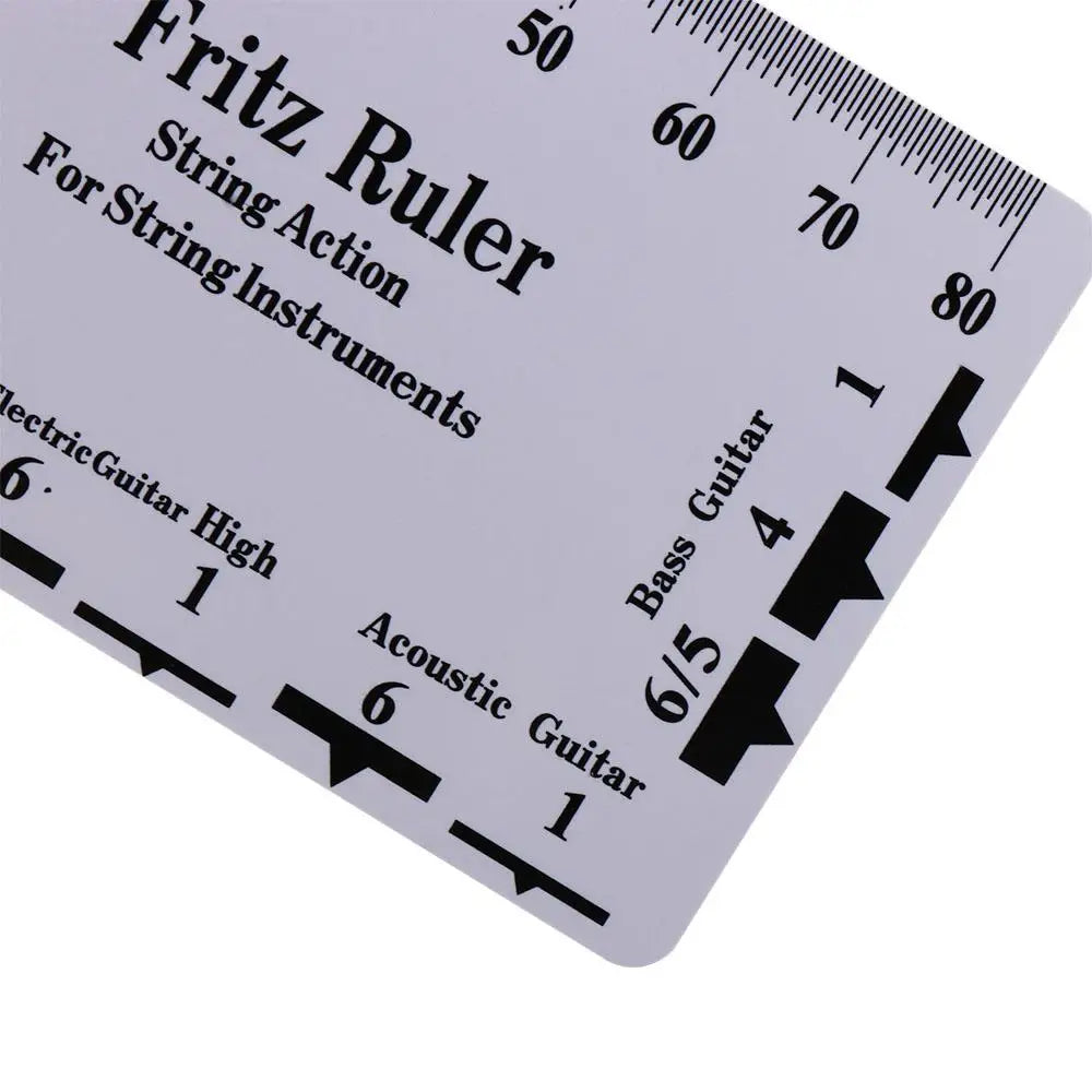Guitar Strings String Pitch Ruler Luthier Tools Measurement Guitar Ruler Rulers Card Instruments Action Gauge Ruler Ukulele Bass
