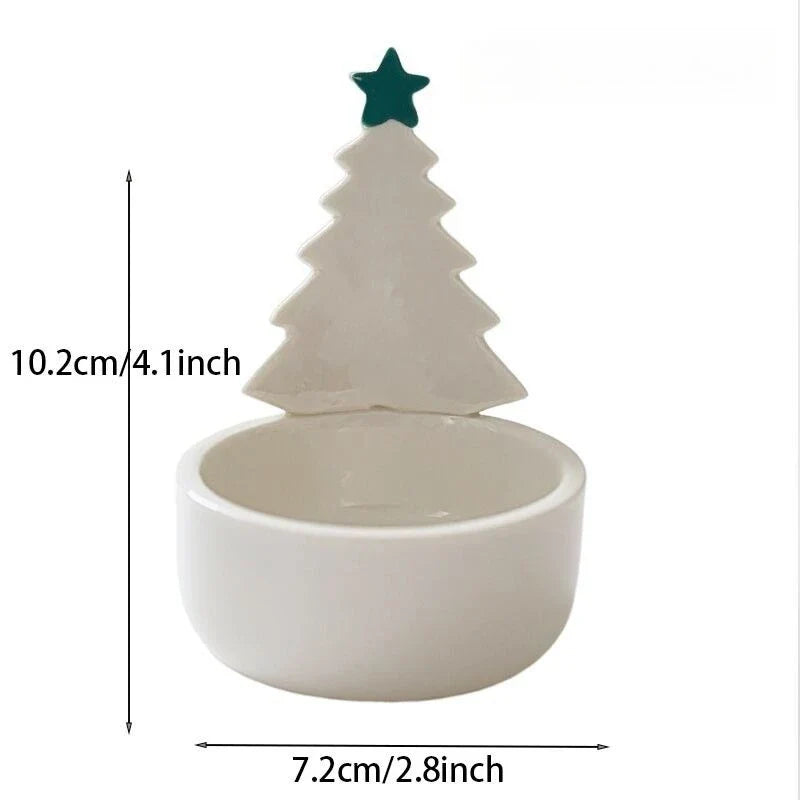Christmas Tree Candlestick Fragrance Decoration Ornament Christmas Gift Home Aromatherapy Candlestick Gift