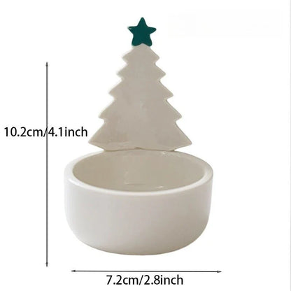 Christmas Tree Candlestick Fragrance Decoration Ornament Christmas Gift Home Aromatherapy Candlestick Gift