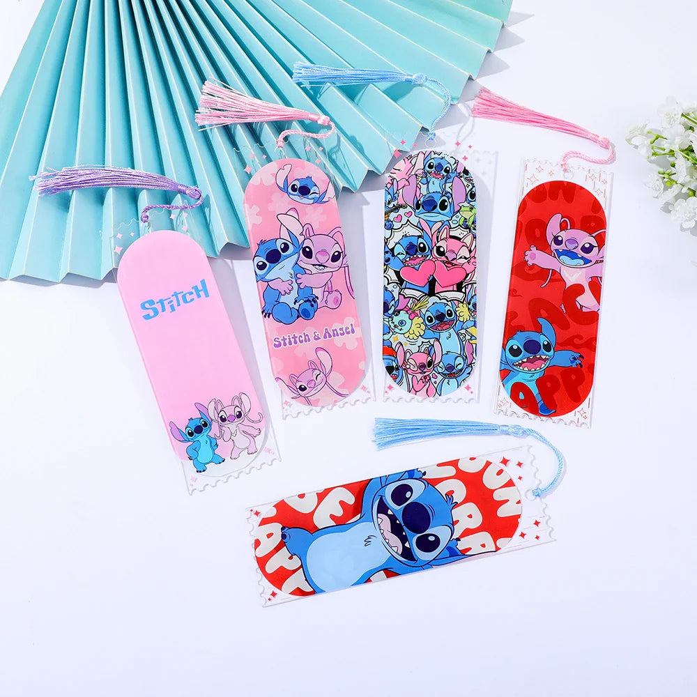 Cute Stitch Anime Bookmarks Anime Lovers Gifts Students Study Stationery Freshman Week Opening Season Back to School Gifts