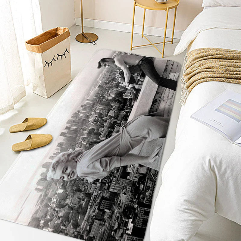Rug for Bedroom E-Elvis Room Decorating Items Bathroom House Entrance Mat Living Room Floor Carpet Home Decorations Bathmat