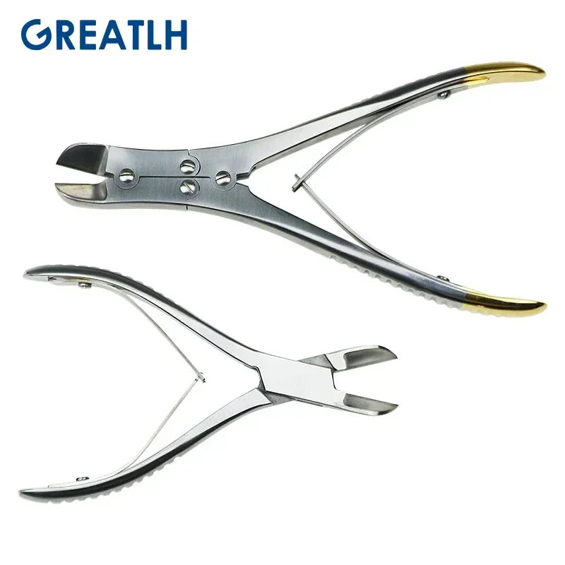 Ciseaux orthopédiques coupe-os, ciseaux à os à articulations simples/doubles, Instruments de chirurgie orthopédique vétérinaire, 1 pièce pour animaux de compagnie