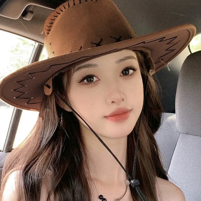 Chapeau de Cowboy Simple pour adultes, casquette de Cowgirl occidentale, accessoires de Costumes d'anniversaire d'halloween, décorations de vacances, cadeaux