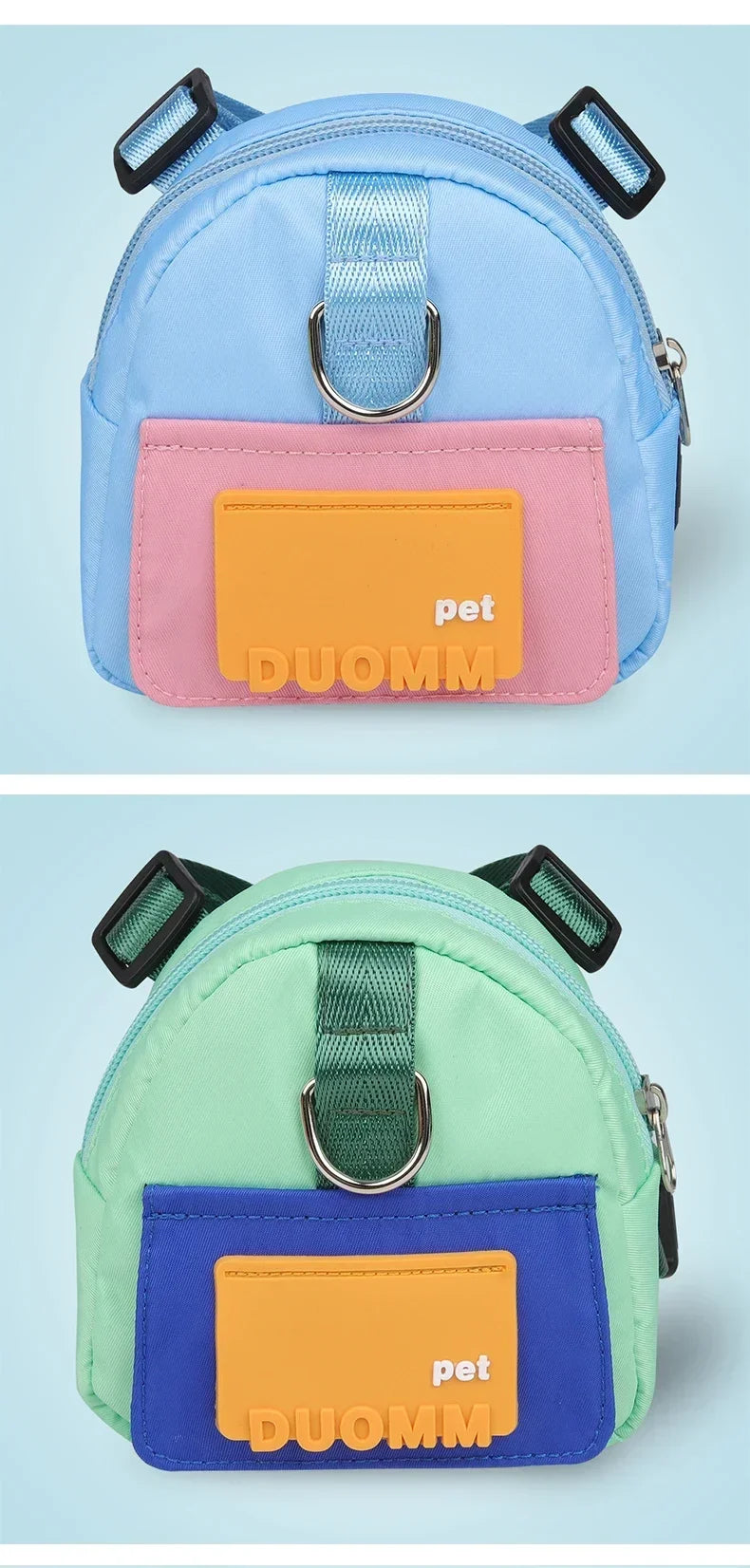 Sac à dos portable pour animaux de compagnie avec collier SFP, sacs à crottes, sacs de récompense, voyage en plein air, entraînement de chien, friandises pour chiots, poudres anale.