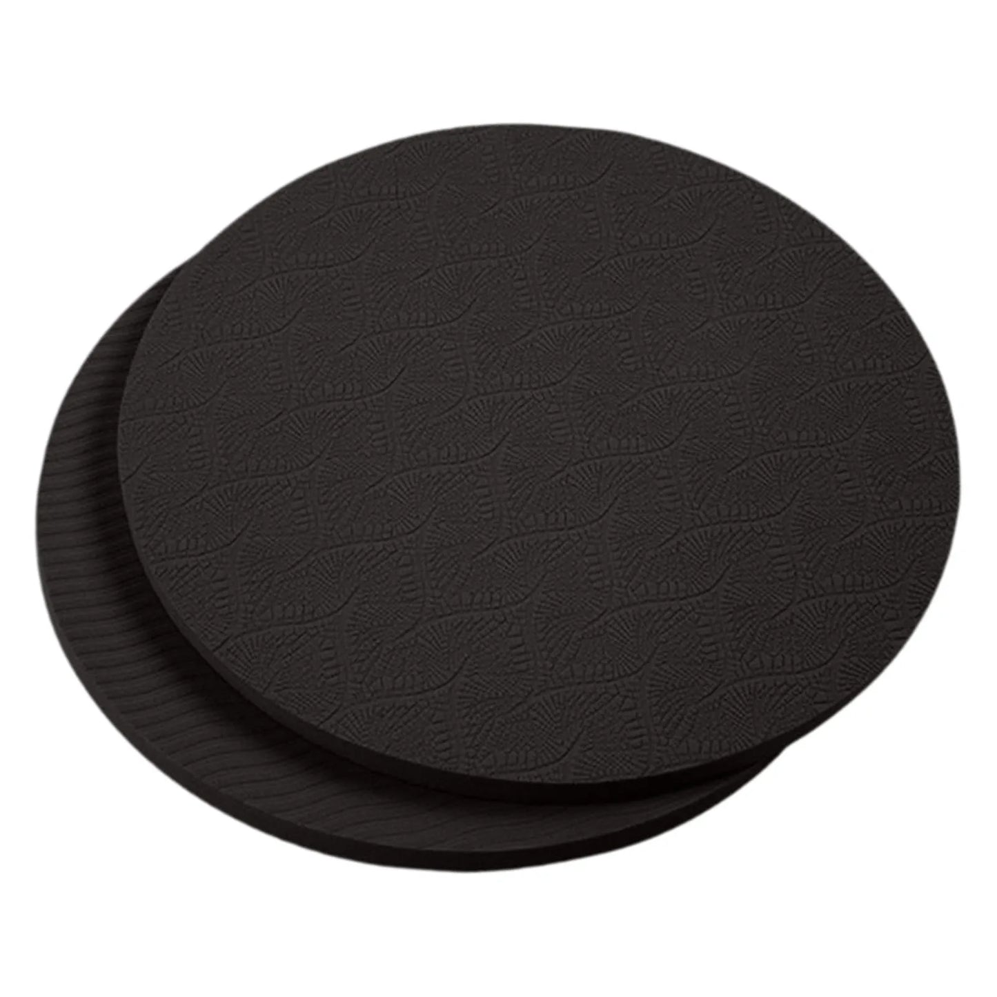 2Pcs Yoga Knee Pads 7inch Dia Portable Yoga Cushions Anti Slip Exercise Protection Cushions for Pilates Plank Home Fitness