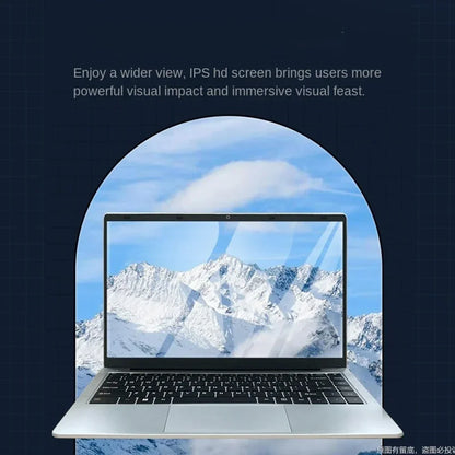 14.1 Inch Celeron N4000 Windows 11 Pro commercial office work Laptop - 8G RAM MAX 1TB SSD - 2.4G & 5.0G WiFi, Bluetooth