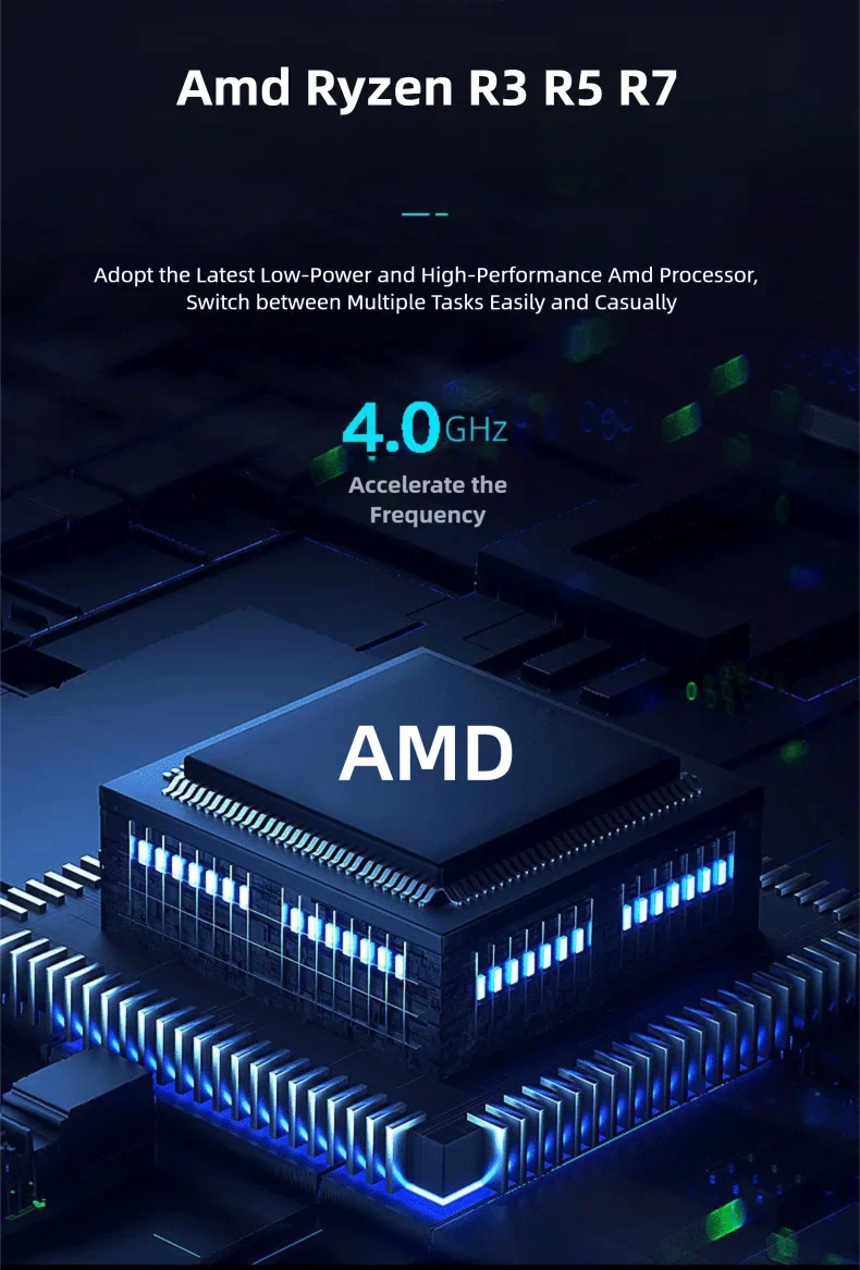15.6" AMD Ryzen R5 R7 gaming laptops portable notebook computer pc i7 16GB DDR4 1TB IPS Backlit Keyboard Fingerprint Recognition