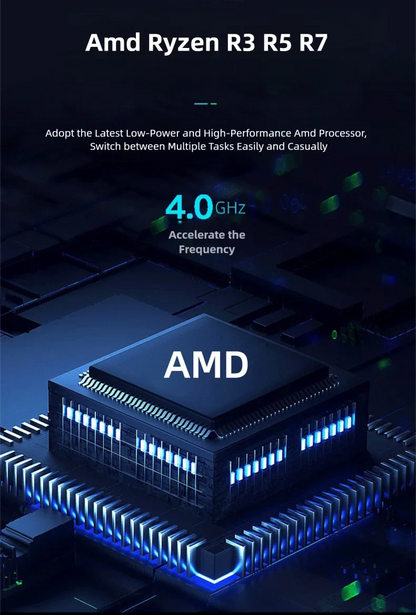 15.6" AMD Ryzen R5 R7 gaming laptops portable notebook computer pc i7 16GB DDR4 1TB IPS Backlit Keyboard Fingerprint Recognition