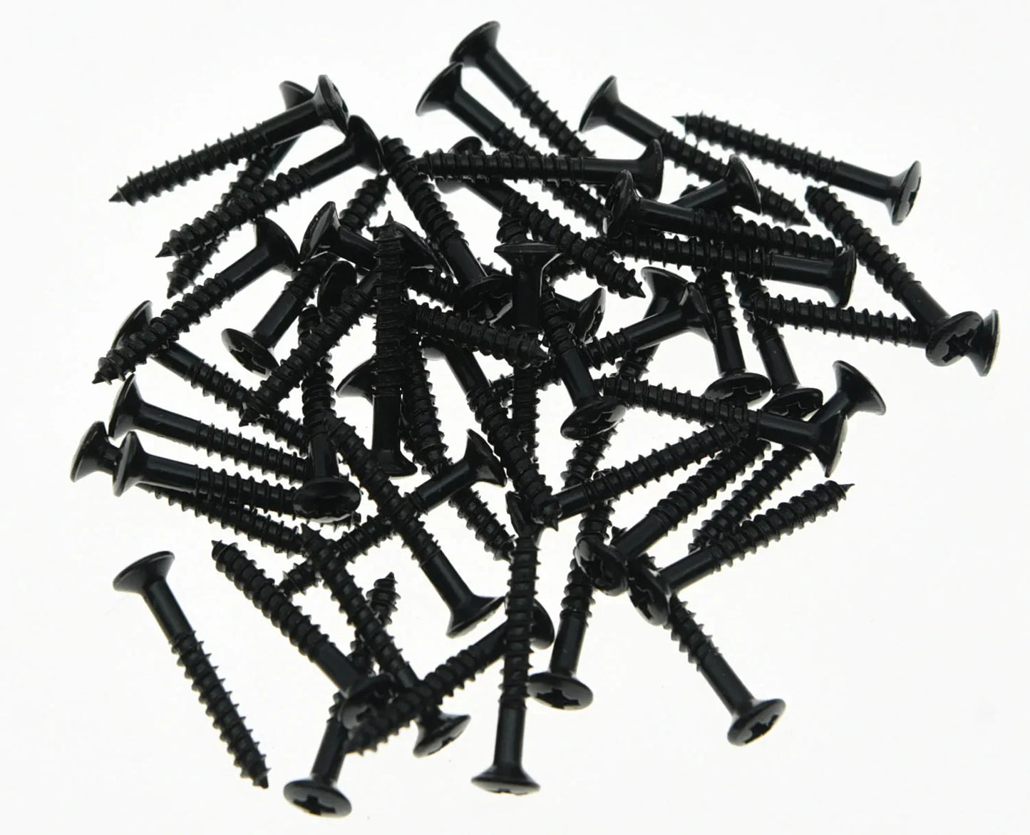 KAISH paquet de 50 vis de montage d'anneau de micro Humbucker de guitare vis Surround de cadre de micro pour LP/Les Paul SG 4 couleurs