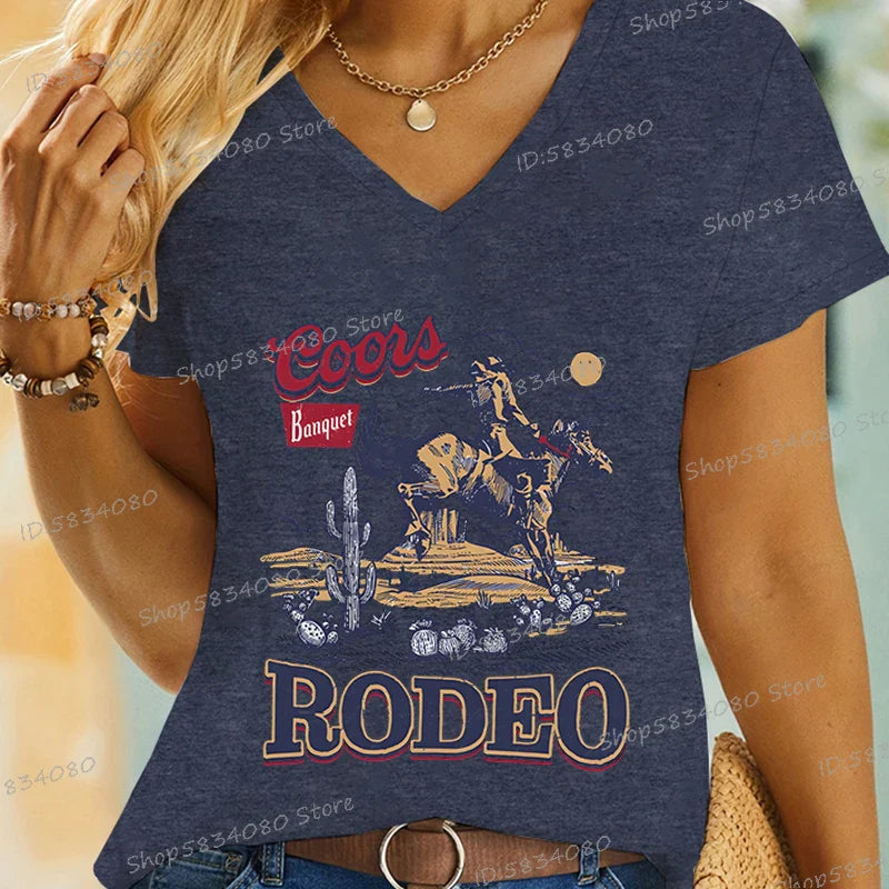 90s Rodeo Cowboy T-Shirt, cool classique Rodeo Top, Cowgirl Gift, mode graphique Rodeo Western Wear, Cowboy Tee
