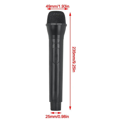 Microphone d'entraînement de fête, accessoire de microphone, jouet de simulation de discours, faux microphone, accessoire de costume de scène, microphone de karaoké pour enfants