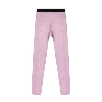 2 pièces et caleçons longs épais pour femmes, vêtements attillés, chaleur sans couture pour l'automne et la victoire