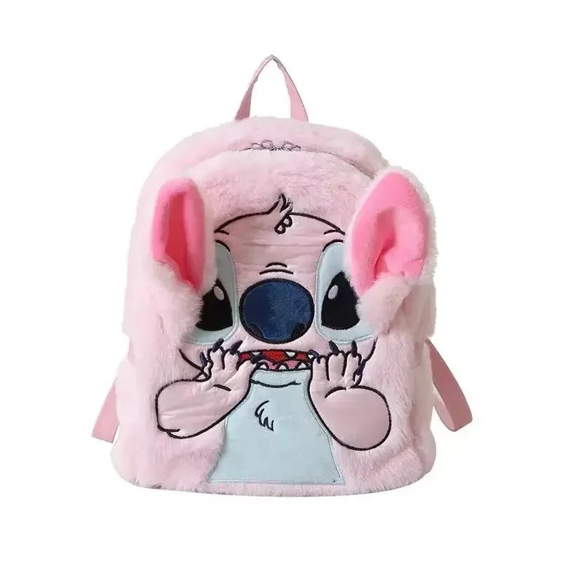New Stitch backpack in Japan blue needle funny cartoon large capacity student backpack kindergarten bag gift for children