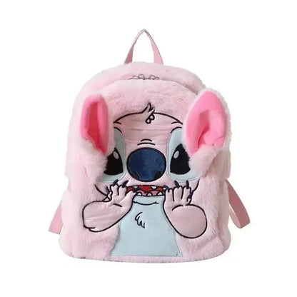 New Stitch backpack in Japan blue needle funny cartoon large capacity student backpack kindergarten bag gift for children