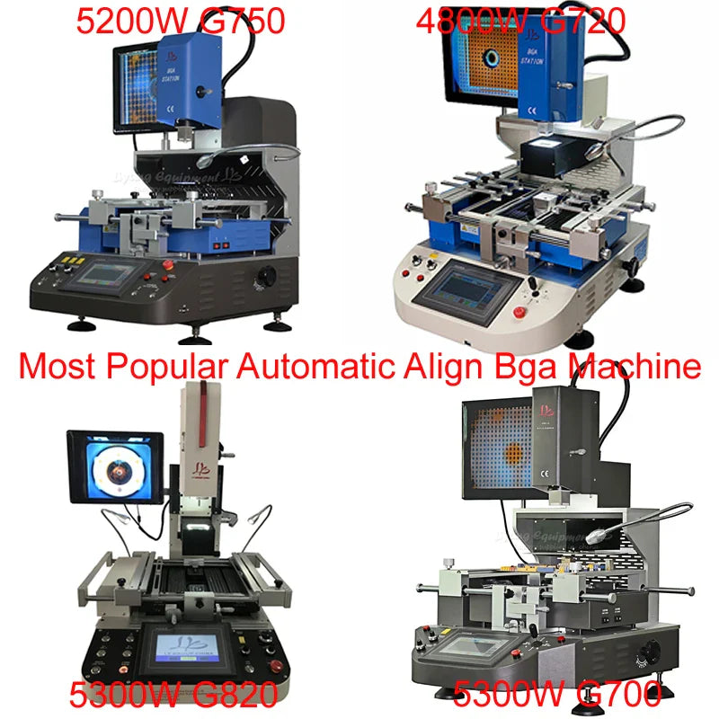 Station de soudage BGA entièrement automatique avec caméra CCD, système de réparation de puces de soudure et système de soudage BGA G820 G750 G720 G700