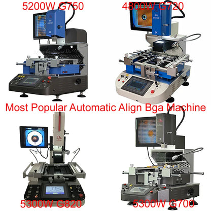 Station de soudage BGA entièrement automatique avec caméra CCD, système de réparation de puces de soudure et système de soudage BGA G820 G750 G720 G700