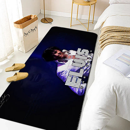 Rug for Bedroom E-Elvis Room Decorating Items Bathroom House Entrance Mat Living Room Floor Carpet Home Decorations Bathmat
