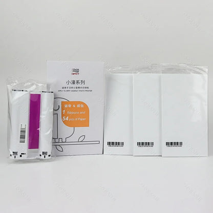 300dpi Color Photo Printer Wifi 4x6 Inch Sublimation Transfer Bluetooth Wireless Print Maker with Ribbon and Color Photo Papers