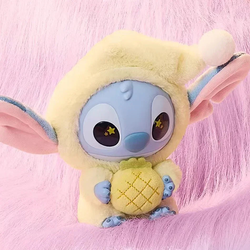 Peluche Stitch Mange Quelque Chose Avant de Dormir, Série Boîte Mystère, Jolie Figurine, Jouet Surprise, Boîte Cadeau, Expédition Aujourd'hui !